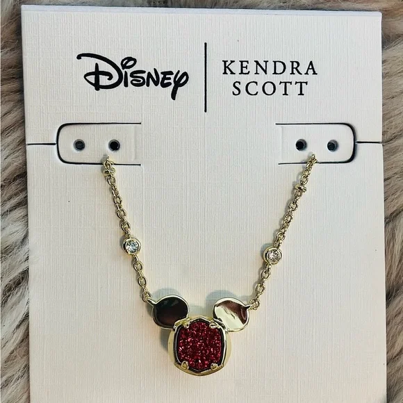 Disney | Kendra Scott Gold Mickey Mouse Short Pendant - Picture 4 of 6